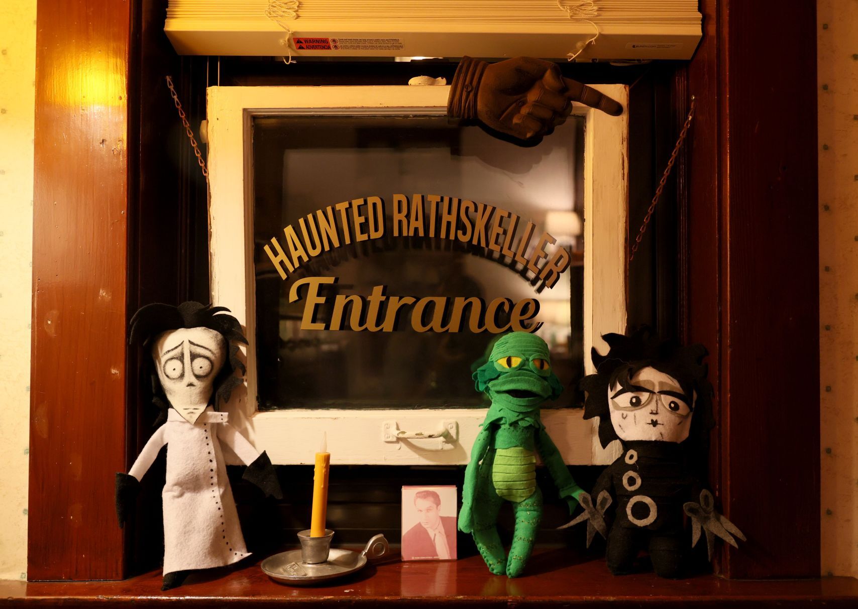 Halloween enthusiast keeps permanent themed display
